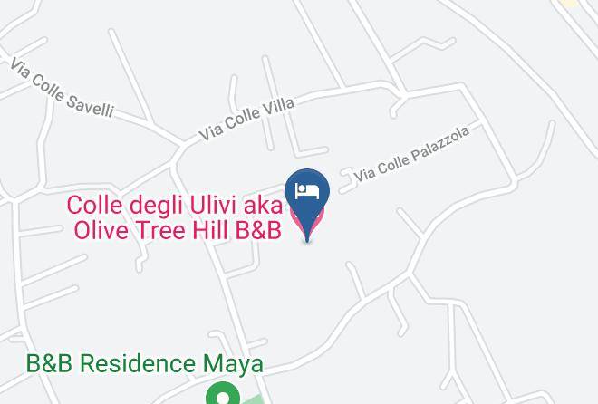 Colle Degli Ulivi Aka Olive Tree Hill B&b Map