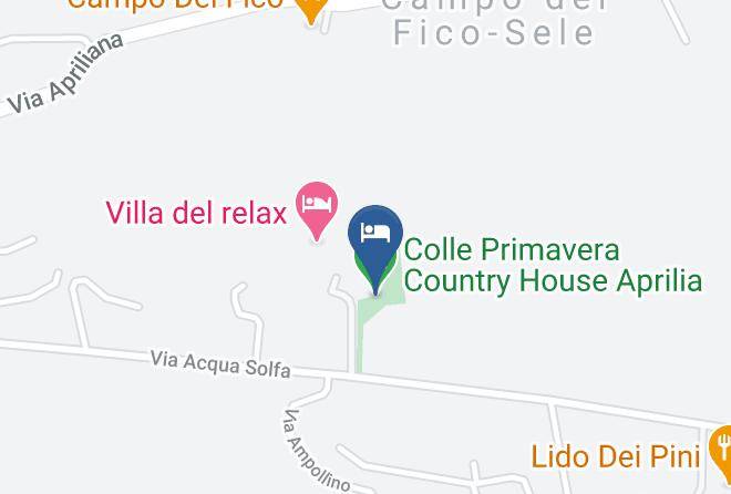 Latina - Colle Primavera Maps