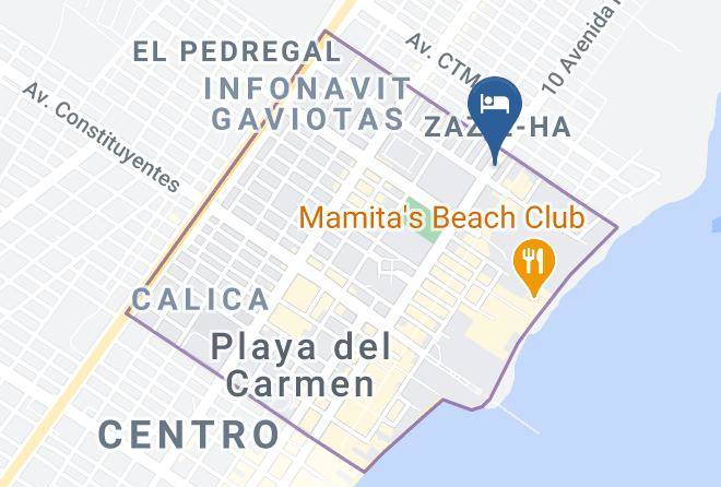 Solidaridad - Hotel Morgana Maps