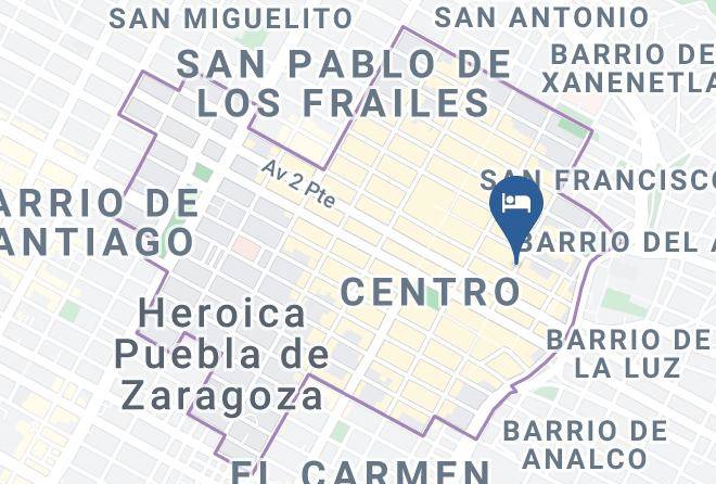 Heroica Puebla De Zaragoza Puebla - Collection O Milagro Maps