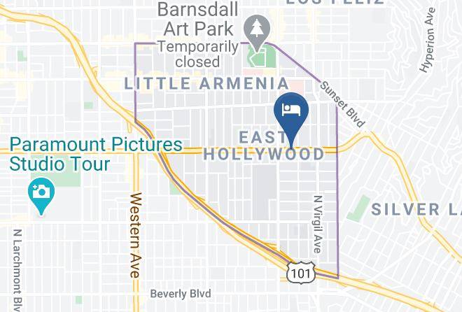 Los Angeles - College Hotel Maps