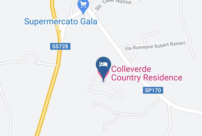Perugia - Colleverde Country Residence Maps