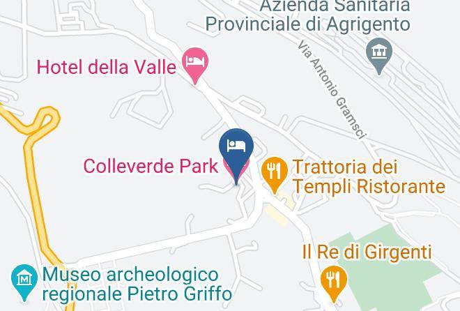 Agrigento - Colleverde Park Hotel Maps
