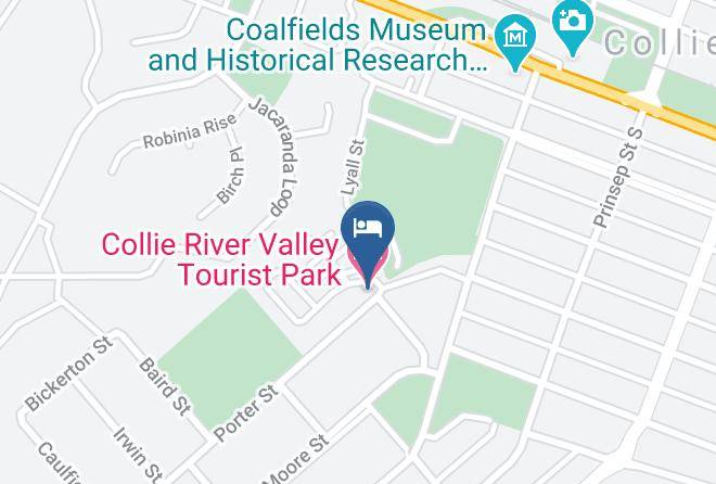 Collie - Collie River Valley Tourist Park Maps