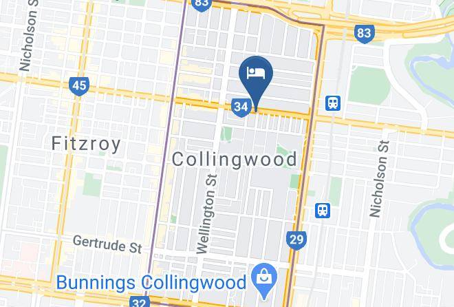 Yarra - Collingwood Backpackers Maps