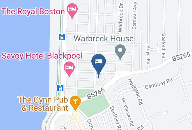 Blackpool - Collingwood Hotel Maps