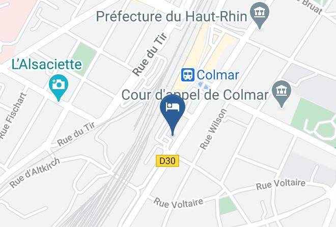 Haut Rhin - Colmar Hotel Maps