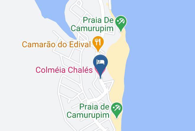 Nisia Floresta - Colmeia Chales Praia De Camurupim Maps