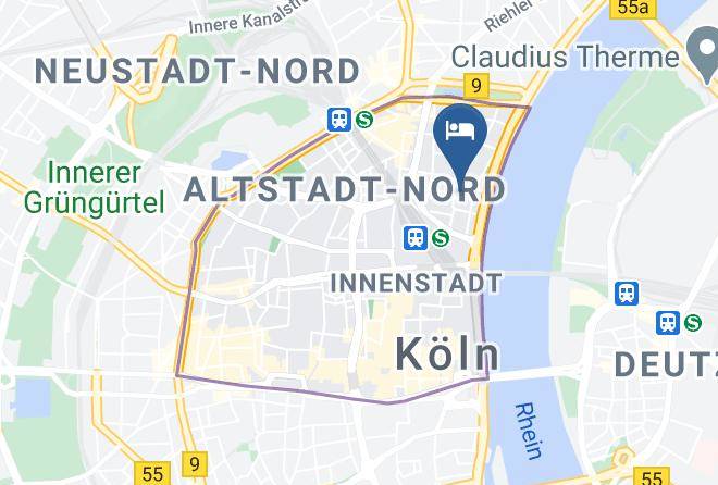 Cologne - Koln Marriott Hotel Maps