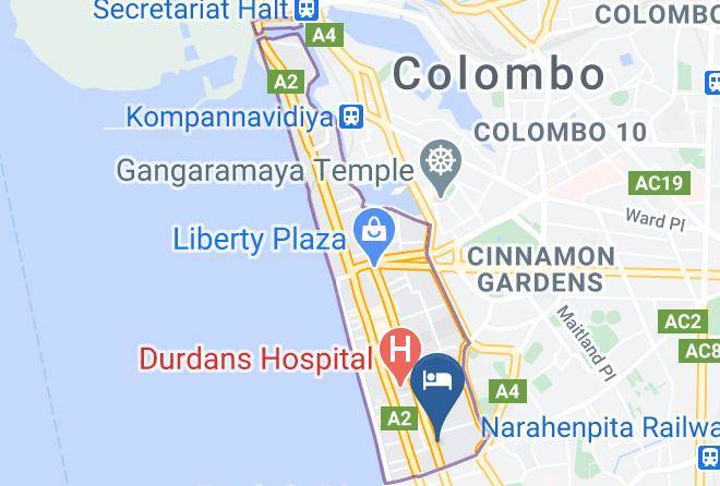 Colombo - Colombo Court Hotel & Spa Maps