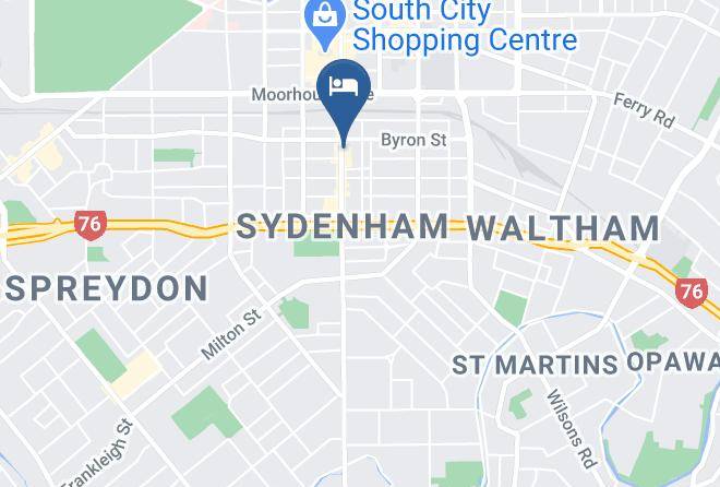 Christchurch - Colombo Lodge Boutique Hotel Maps