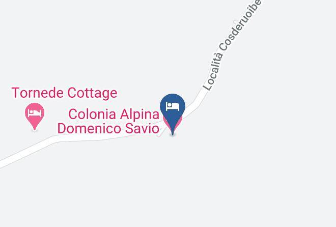 Belluno - Colonia Alpina Domenico Savio Maps