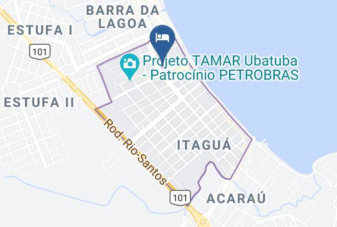 Ubatuba - Colonia De Ferias Apeoesp Ubatuba Sp Maps