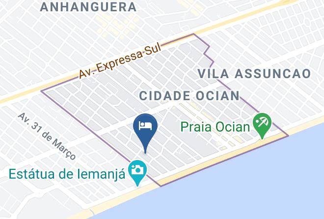 Praia Grande - Colonia De Ferias Sintrapel Maps
