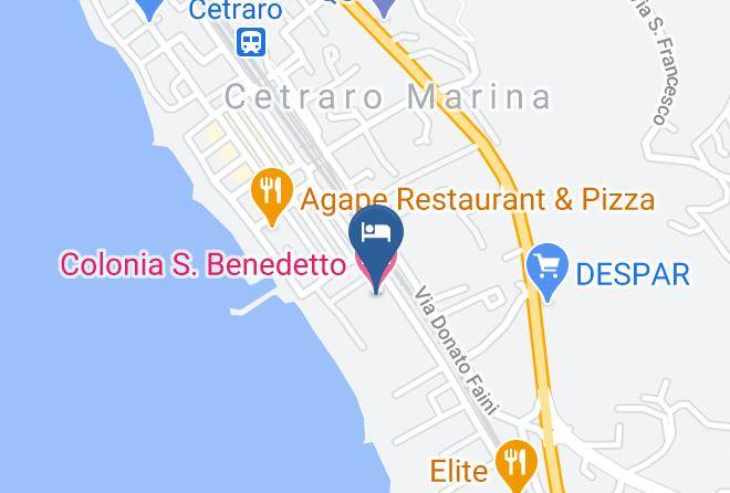 Cosenza - Colonia S Benedetto Maps