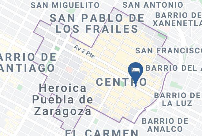 Heroica Puebla De Zaragoza Puebla - Colonial Barroco Downtown Maps