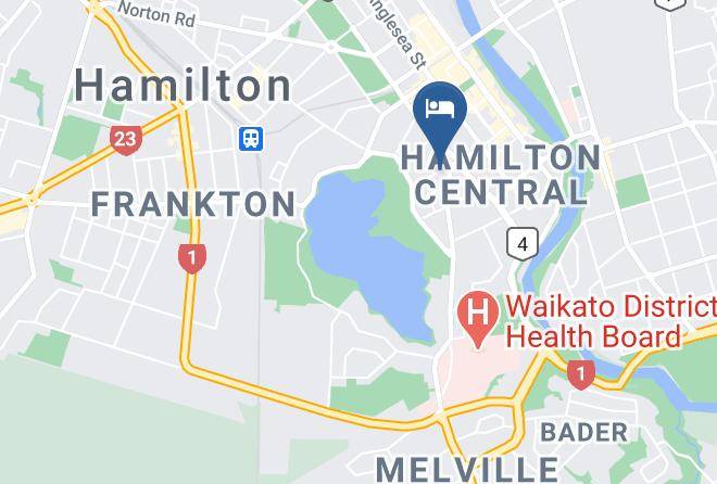 Hamilton - Colonial City Motel Maps