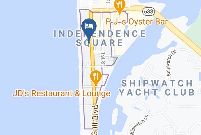 Pinellas - Colonial Court Inn Maps