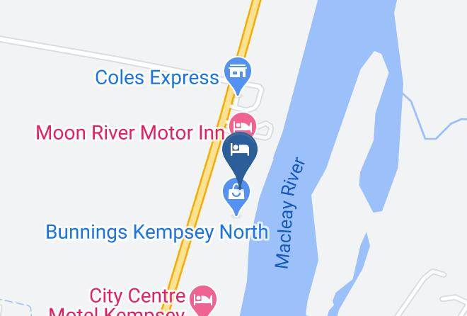 Kempsey - Colonial Court Motor Inn Motel Maps