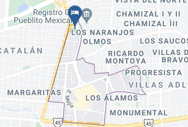 Juarez - Colonial Hoteles Maps