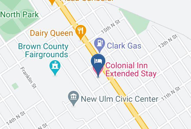 Brown - Colonial Inn Extended Stay Maps