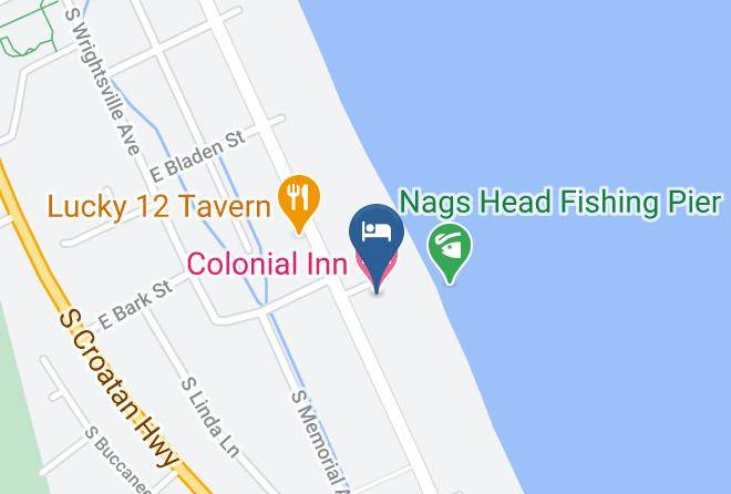 Colonial Inn Motel Map