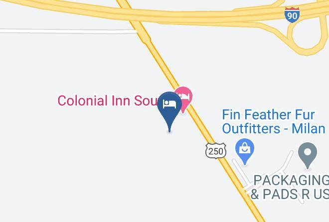 Colonial Inn South Map