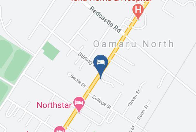 Waitaki Otago - Colonial Lodge Motel Maps