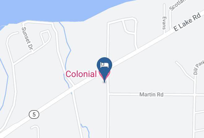 Erie - Colonial Motel Maps