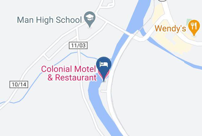 Logan - Colonial Motel & Restaurant Maps