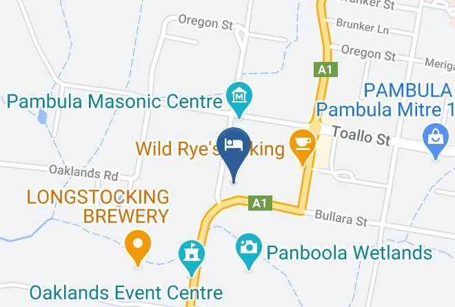 Colonial Motor Inn Map