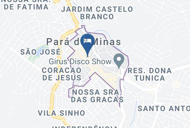 Para De Minas - Colonial Palace Hotel Maps