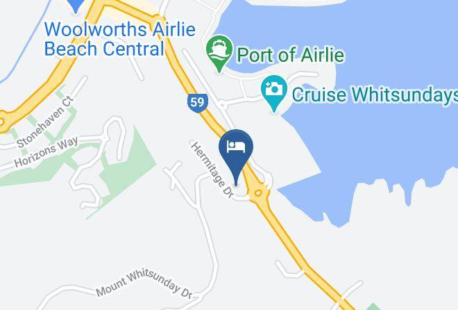 Colonial Palms Motor Inn Map