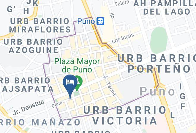 Puno - Colonial Plaza Hotel Maps