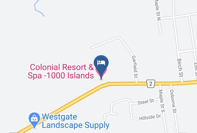 Colonial Resort & Spa 1000 Islands Map