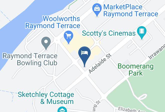 Colonial Terrace Motor Inn & Terrace Brasserie Italian Cucina Map