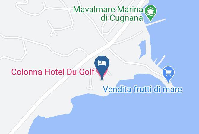 Sassari - Colonna Hotel Du Golf Maps