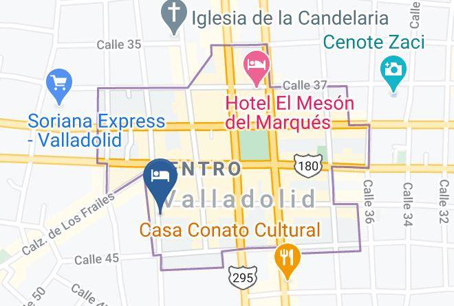 Valladolid - Colonte Hotel Origen Maps