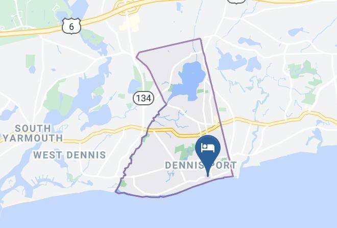 Colony Beach Motel Map