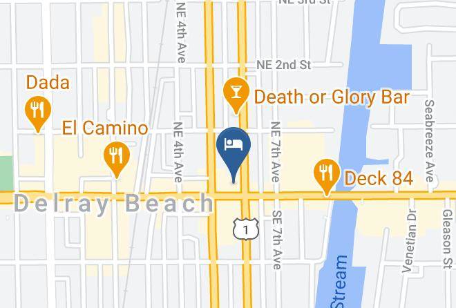 Colony Hotel & Cabana Club Map