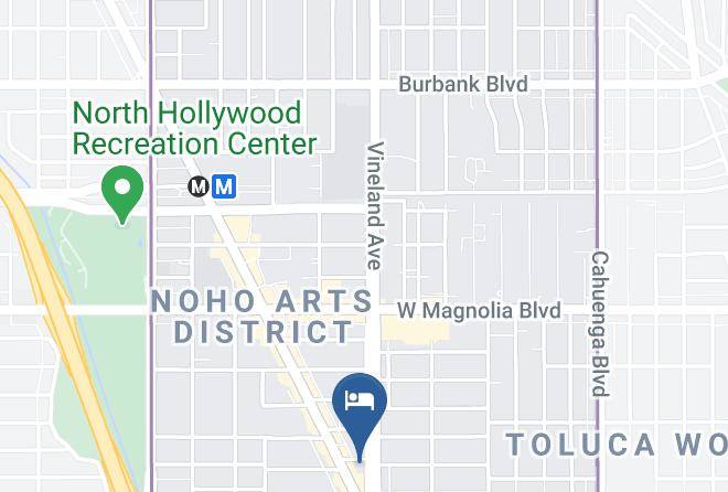 Los Angeles - Colony Inn North Hollywood Maps