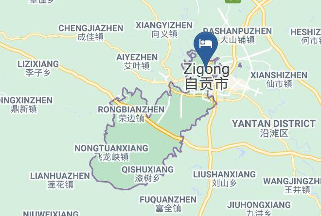 Zigong - Color Business Hotel Zigong Maps