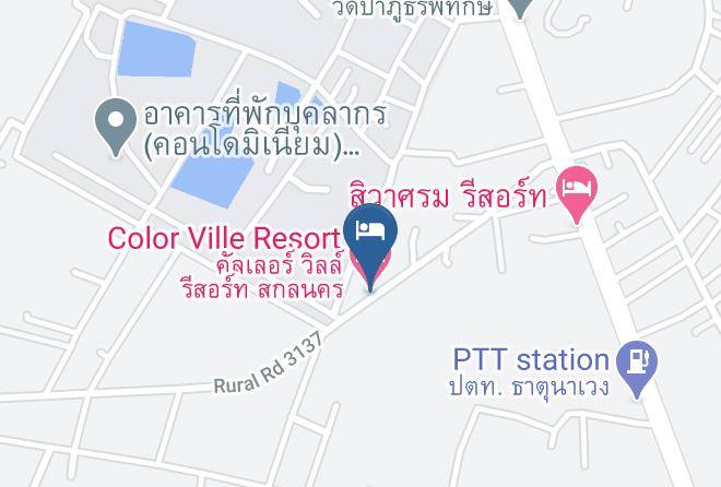 Amphoe Mueang Sakon Nakhon - Color Ville Resort Maps