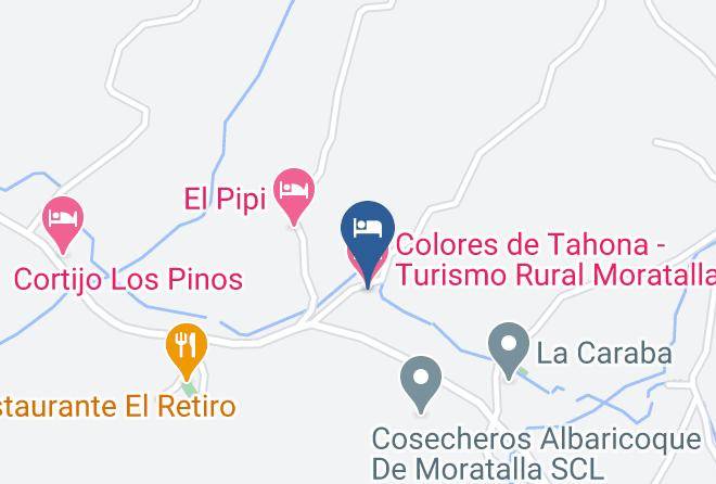 Murcia - Colores De Tahona Turismo Rural Moratalla Maps