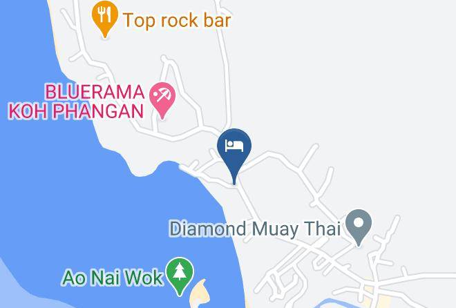 Amphoe Ko Pha Ngan - Colorful Hut Maps