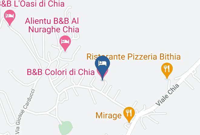 Province Of South Sardinia - B&b Colori Di Chia Maps