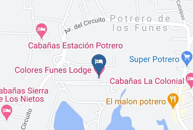 La Capital San Luis - Colores Funes Lodge Maps