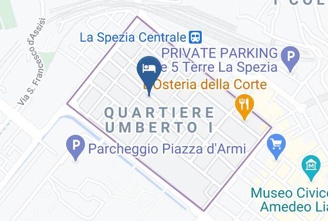 Colors Of Cinque Terre Map