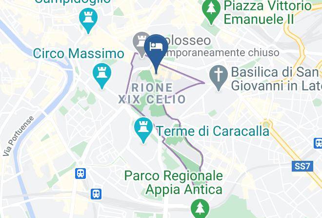 Rome - Colosseo Rooftop Roma D'amore Maps