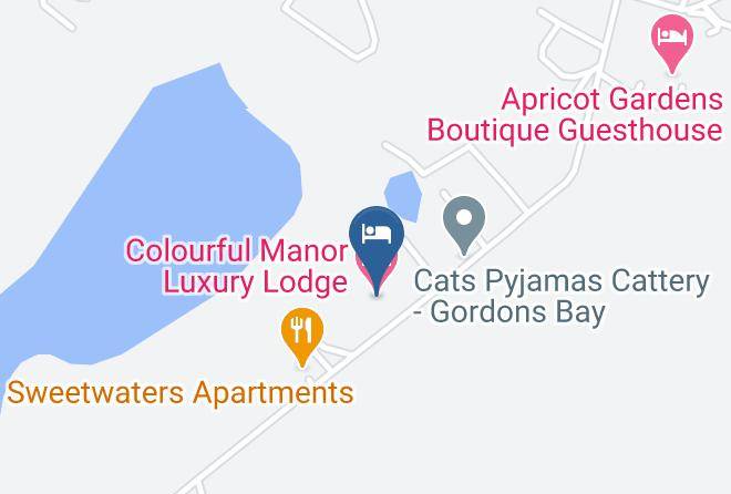 City Of Cape Town - Colourful Manor Luxury Lodge Maps